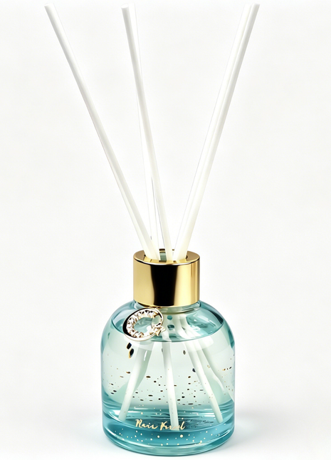 Orelune Reed Diffuser Moon Myth Sets - (Rain Forest) - 80ml (2.71 fl oz) Fragrance for Long Lasting Fraarance for Office Living Room Home Decor & Gifts