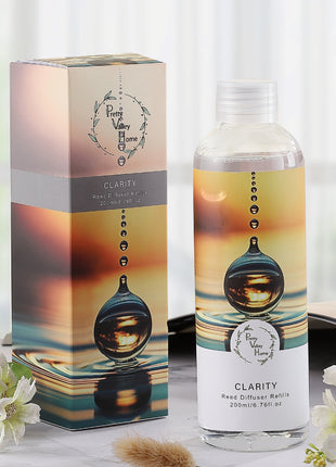 Orelune Reed Diffuser Fragrance Oil - (Azure Blue Leaf) - 200MI /6.8 fl OZ Gift Box - Fragrance for Long Lasting Fragrance for Office Living Room Home Decor & Gifts