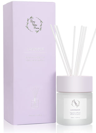 Orelune Reed Diffuser Sets -(LAVENDER) - 100ML/3.38 FI Oz Gift Box Fragrance for Long Lasting Fragrance for Office Living Room Home Decor & Gifts