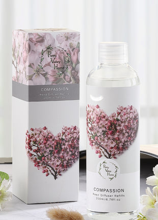 Orelune Reed Diffuser Fragrance Oil - (Peony & Rose) - 200MI /6.8 fl OZ Gift Box - Fragrance for Long Lasting Fragrance for Office Living Room Home Decor & Gifts