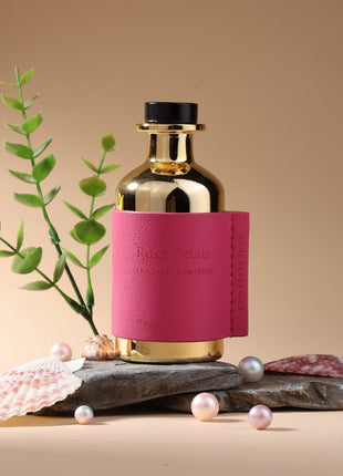 Orelune Reed Diffuser Sets - (ROSE PETAL) - 2.71 fl oz Fragrance for Long Lasting Fragrance for Office Living Room Decor