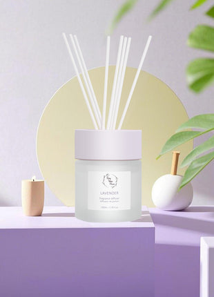 Orelune Reed Diffuser Sets -(LAVENDER) - 100ML/3.38 FI Oz Gift Box Fragrance for Long Lasting Fragrance for Office Living Room Home Decor & Gifts
