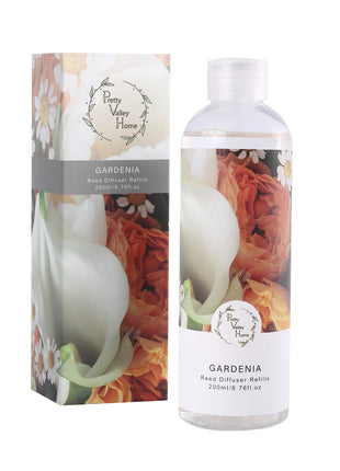 Orelune Reed Diffuser Fragrance Oil - (Gardenia Floral) - 200MI /6.8 fl OZ Gift Box - Fragrance for Long Lasting Fragrance for Office Living Room Home Decor & Gifts