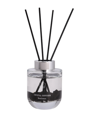 Orelune Reed Diffuser Sets - Crystal Diffuser - Lava Stones -(Resilience) - 3.52FI Oz Gift Box Fragrance fo Long Lasting Fragrance for Office Living Room Home Decor & Gifts
