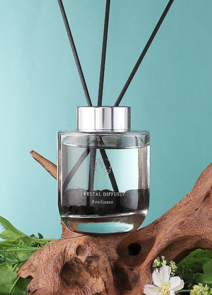 Orelune Reed Diffuser Sets - Crystal Diffuser - Lava Stones -(Resilience) - 3.52FI Oz Gift Box Fragrance fo Long Lasting Fragrance for Office Living Room Home Decor & Gifts