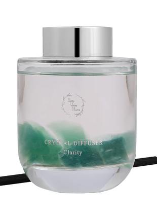 Orelune Reed Diffuser Sets - Crystal Diffuser - Lava Stones -(Clarity) - 3.52FI Oz Gift Box Fragrance fo Long Lasting Fragrance for Office Living Room Home Decor & Gifts