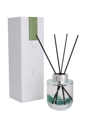 Orelune Reed Diffuser Sets - Crystal Diffuser - Lava Stones -(Clarity) - 3.52FI Oz Gift Box Fragrance fo Long Lasting Fragrance for Office Living Room Home Decor & Gifts