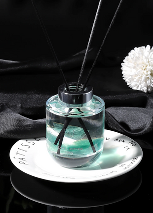 Orelune Reed Diffuser Sets - Crystal Diffuser - Lava Stones -(Clarity) - 3.52FI Oz Gift Box Fragrance fo Long Lasting Fragrance for Office Living Room Home Decor & Gifts
