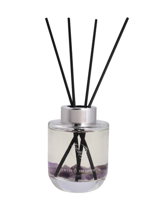 Orelune Reed Diffuser Sets - Crystal Diffuser - Lava Stones -(Tranquility) - 3.52FI Oz Gift Box Fragrance fo Long Lasting Fragrance for Office Living Room Home Decor & Gifts