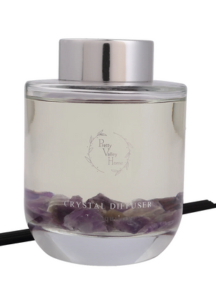 Orelune Reed Diffuser Sets - Crystal Diffuser - Lava Stones -(Tranquility) - 3.52FI Oz Gift Box Fragrance fo Long Lasting Fragrance for Office Living Room Home Decor & Gifts