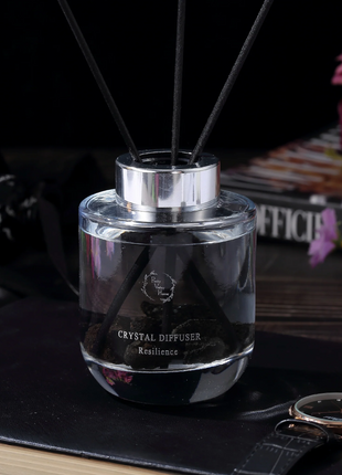 Orelune Reed Diffuser Sets - Crystal Diffuser - Lava Stones -(Resilience) - 3.52FI Oz Gift Box Fragrance fo Long Lasting Fragrance for Office Living Room Home Decor & Gifts